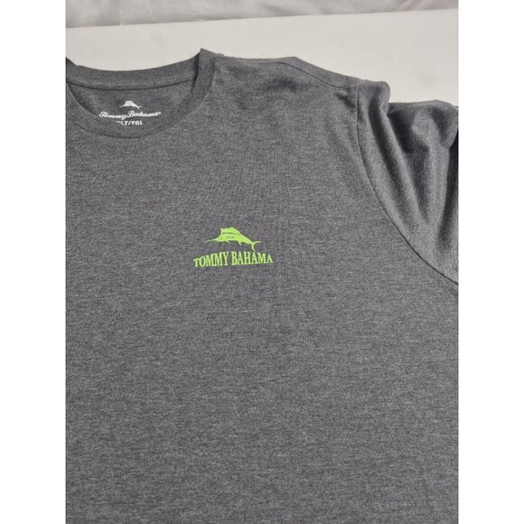 TOMMY BAHAMA Men's T-Shirt Size XLT Gray Short Sleeve Tequila Theme (58) - Picture 5 of 11